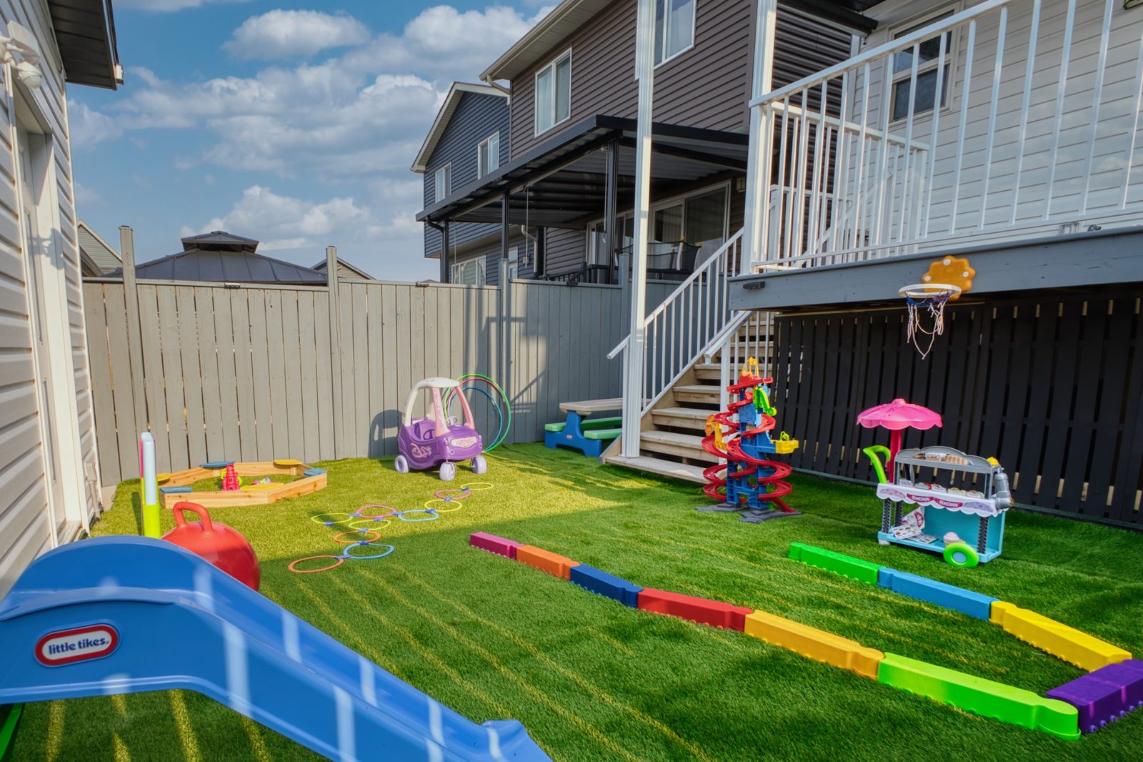 Backyard play space